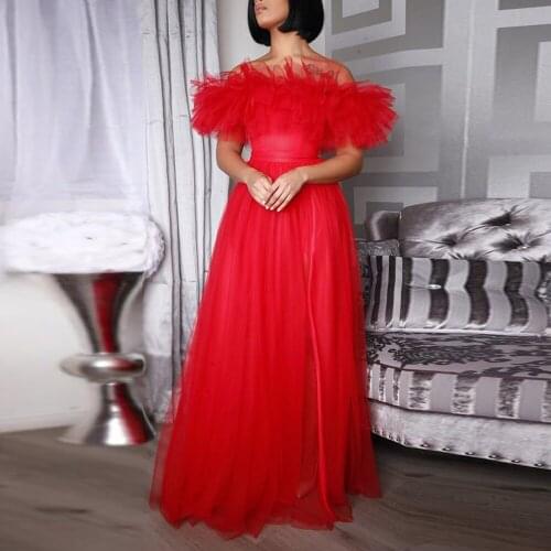 Elegant Dress Women For Women For Wedding Party Red High Waisted A Line Mid Calf Fasion Evening Night Club Vestidos Dresses Midi