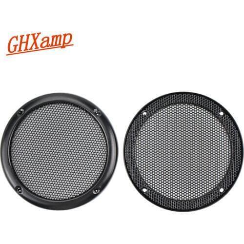 3.5 inch Car Speaker Grilles Mesh Net Cover FULL Metal enclosure Metal speaker grilles High-grade 2PCS