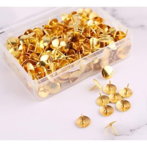 400pcs Metal Thumbtack Drawing Pins Pushpin Cork Board Photo Wall Map Markers