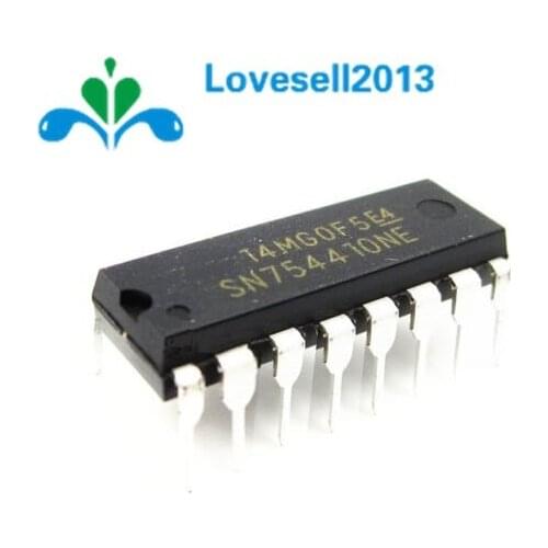 5PCS SN754410 SN754410NE IC HALF-H DRVR QUAD 16-DIP NEW