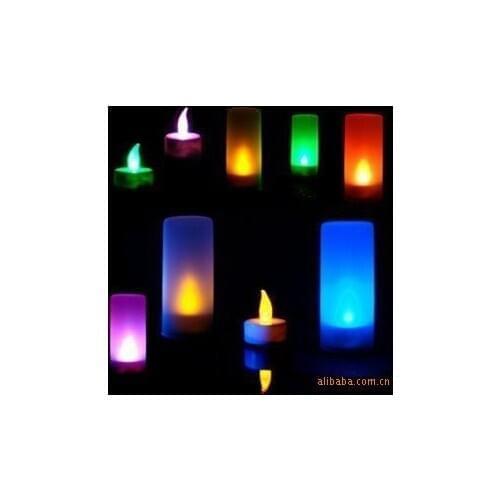 7 colors changing candle, led flashing candle Light-Up Toys