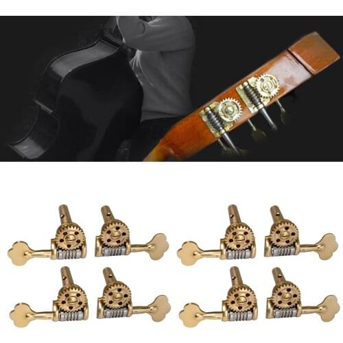 8 Pieces 3/4 4/4 Double Bass Tuners Machine Heads Tuning Keys Machine Pegs