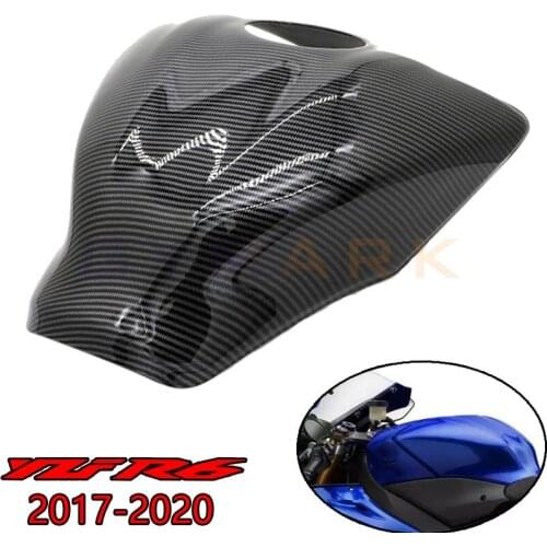 For Yamaha YZF R6 YZFR6 2017-2020 2019 Motorcycle Accessories ABS Carbon Fiber Fuel Tank Cap Protection Cover Fuel Vapor Cover
