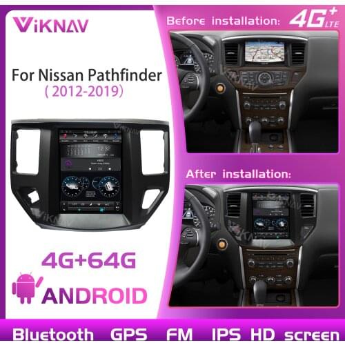 Car GPS Navigation Stereo DVD Player For Nissan Pathfinder 2013-2019vertical screen GPS navigator head unitcar multimedia player