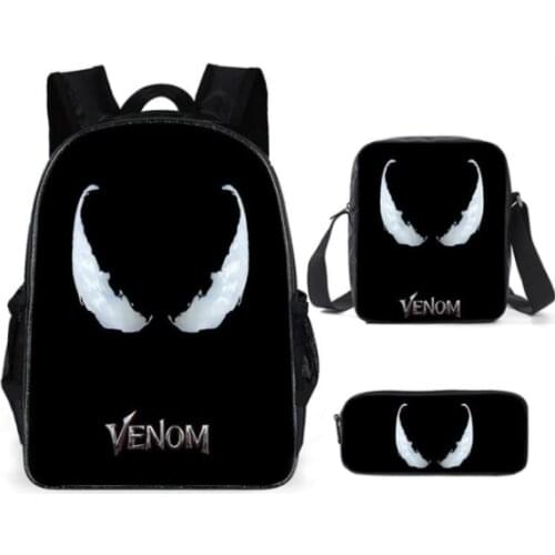 Disney Venom Print Children School Bags Orthopedic Backpack Kids School Boys Girls Mochila Infantil Catoon Bags
