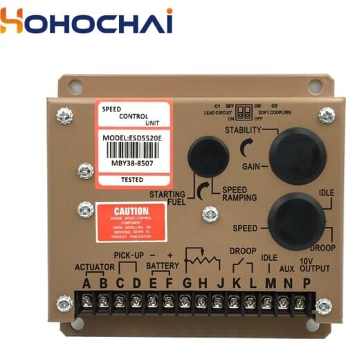ESD5520E Generator Speed Control Unit ESD5522E Electric Speed Governor Controller Diesel Genset Spare Parts