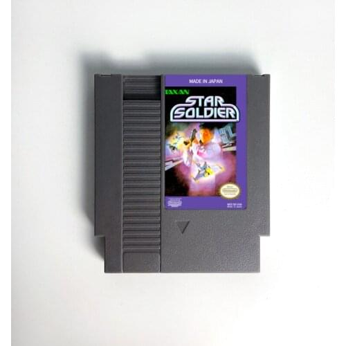 Star Soldier - Game Cartridge For NES Console 72 Pins 8bit