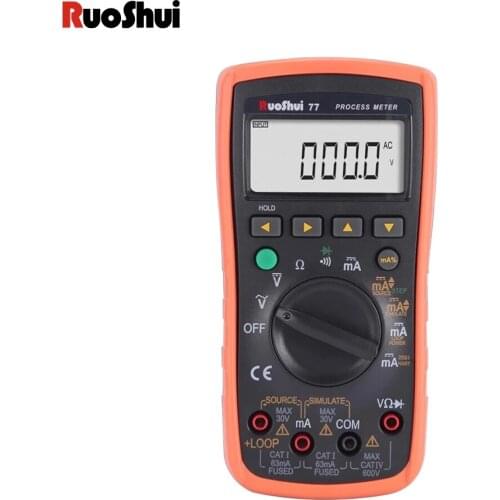NCV Digital Multimeter Auto Ranging AC/DC Voltage Meter Flash Back Light Large Screen Profesional Transistor Tester Multimetro