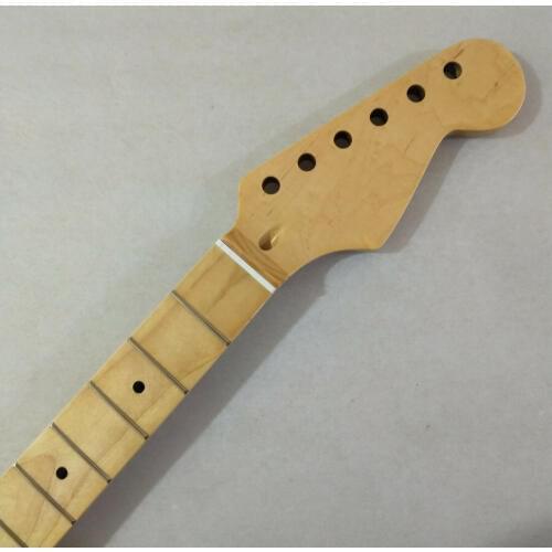 JI YIN 22 frets Maple Neck Maple Fingerboard for ST style Electric Guitar neck Gloss