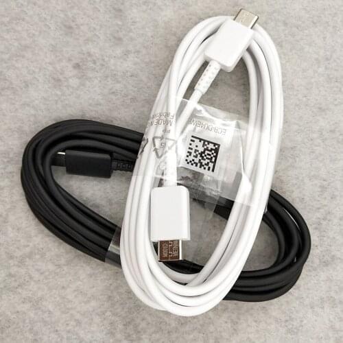 Original Samsung Galaxy S20 + Note 10 Plus S20FE Note10+ Type C Cable USB3.0 25W PD USB Type-C To Type-C Fast Charger Cable 1/2M