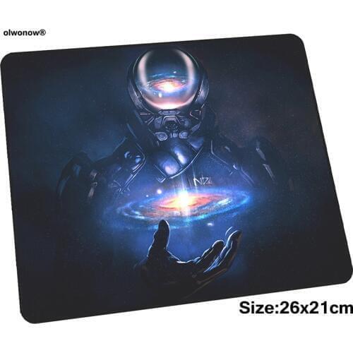 Mass effect mousepad 26x21cm gaming mouse pad big gamer mat thick game computer desk padmouse keyboard New arrival play mats