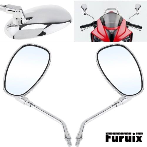 Motorcycle Modified Rearview Mirror Electric Car Rearview Mirror Whole Body Plating Diamond Leopard Iron Rod 10mm