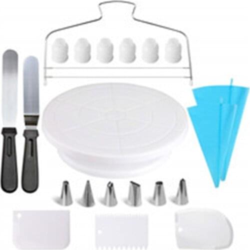 100Pcs Cake Decorating Tools Supplies Kit Frosting Piping Bags and Tips Set Icing Spatula and Smoother