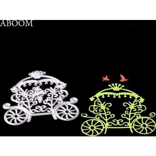 ABOOM New 1PC Crown Wheels Cutting Dies Scrapbooking Embossing Dies Cut Stencil Decorative Cards DIY album Card Paper Card Maker