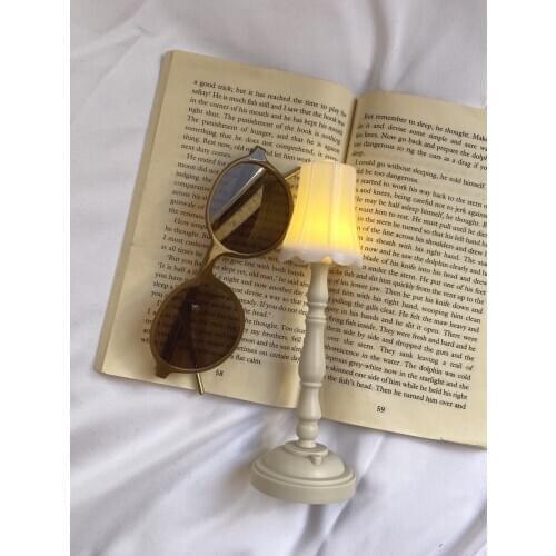 Lovely Bedside Small Night Lamp Ins Style Decoration Study Personalized Floor Lamp Mini Decoration Home Furnishings Small Table