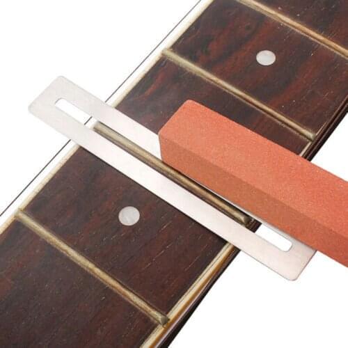 Professional Guitar Fret Leveling Beam Guitar Sanding Beam Fingerboard Guard Grinding Luthier Repairing Tool Accessory