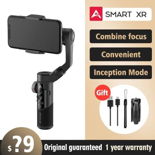 Handheld 3 Axis Gimbal Phone Stabilizer Bluetooth for IOS Android AOCHUAN SMART XR PK Smooth 4 MOZA MINI MX Hohem Isteady X