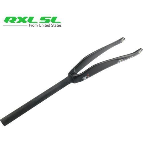 RXL SL Road Bicycle Fork 3K Glossy/Matte 700C Carbon Road Bicycle Forks V Blade Length 370mm Brake Front Fork Bike