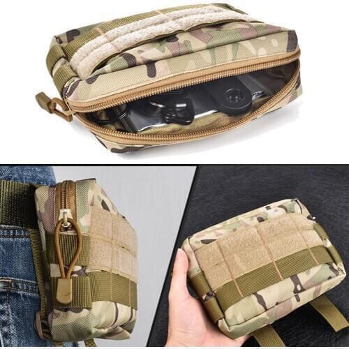 Military EDC Molle Pouch Mesh Tools Accessory Pouches R2X2 Outdoor Hunting Magazine Bags Waist Flashlight Tactical Pocket
