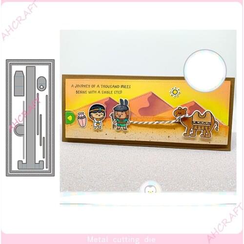 Pull Mechanism Card Metal Cutting Dies for DIY Scrapbooking Photo Album Decorative Embossing PaperCard Crafts Die2021