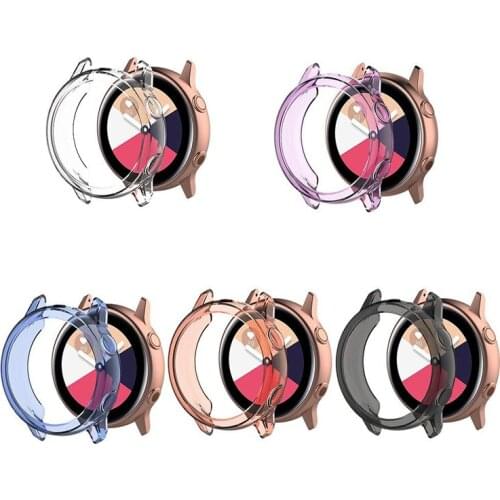 Protector case for samsung galaxy watch active Soft silicone Cover Ultra-thin Screen Protection Frame for Galaxy Active 40mm