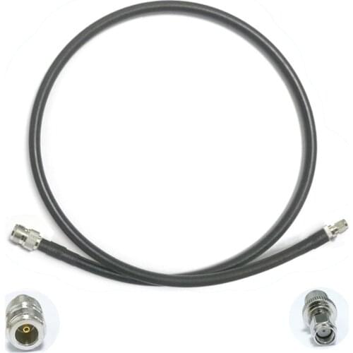 1PC N type Female switch Reverse RP SMA male plug inner hole Pigtail Cable RG8 100cm Wholesale For Wifi Router Antenna
