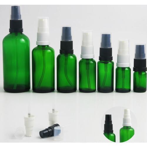 12 x Outdoors'Green Refillable Cream Shampoo Lotion Pump Bottles Containers 1/6oz 1/3oz 2/3oz 1/2oz 1oz 5/3oz 100ml