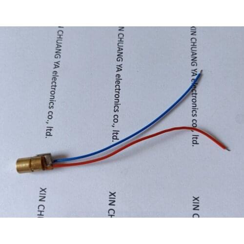 6*6*10.5mm 3V 5V adjustable Laser tube diode red light