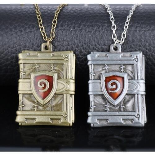 Game Accessories charms Hearthstone Necklace Vintage Pendants Necklaces for Men Women