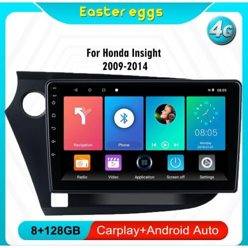 Eastereggs For Honda Insight 2 2009 - 2014 Car Radio Multimedia Player 2 din 9"Android 8.1 Auto Radio navigation wifi navi gps