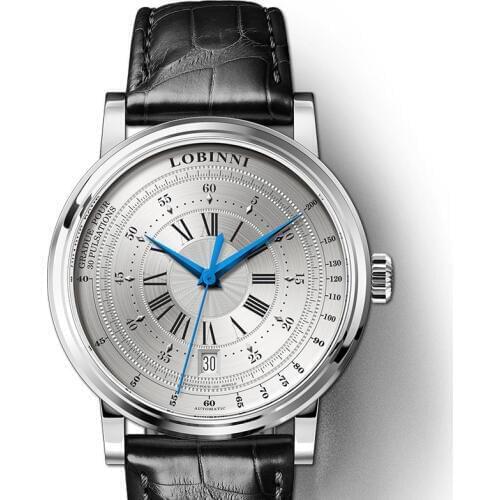 New LOBINNI Men Watches Top Luxury Brand Japan Import NH35A SII O Auto Mechanical MOVT Mens Clock Sapphire reloj hombre L1018-1