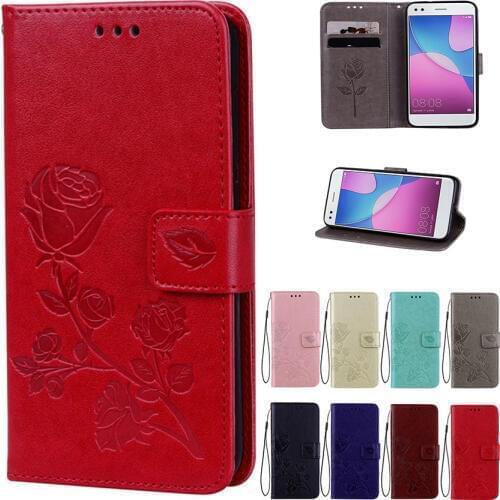 For Huawei P9 Lite Mini Case PU Leather Phone Case For Huawei P9Lite Mini Enjoy 7 SLA-L02 SLA-L22 SLA-L03 Case Flip Cover Fundas