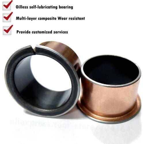 SF-1F 30160 30200 30215 30250 30260 30300 30320 30400 Flange Self Lubricating Composite Bearing Bushing Sleeve Oil free Sliding