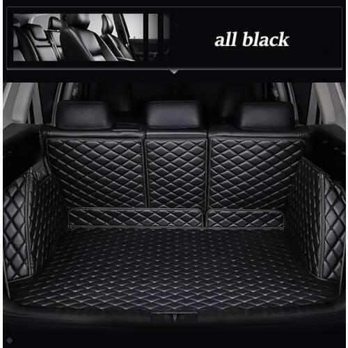 Custom Car Trunk Mats for skoda karoq superb fabia octavia rapid yeti KAROQ KAMIQ car accessories