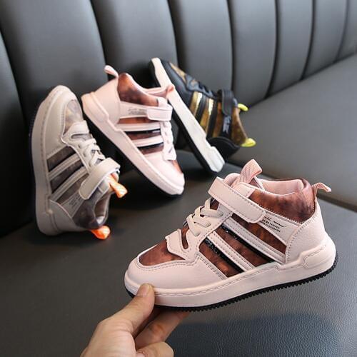 Skoex Boys Girls Fashion Sneakers Children Anti-slippery Casual Sport Running Shoes Kids Wear-resistant Tennis Trainers Shoes
