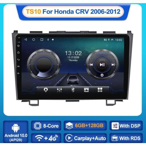 MEKEDE 6+128GB Android 10 For Honda CR-V 3 RE crv 2006-2012 Car Radio Multimedia Video Player GPS RDS 2 din dvd Carplay AUTO BT