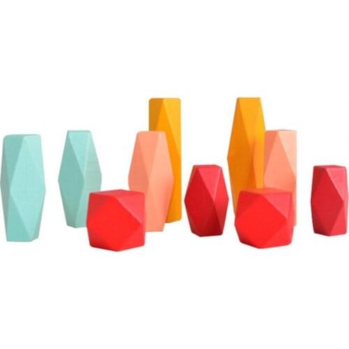 Strong Construction Anti-shock Montessori Toy Building Block for Baby