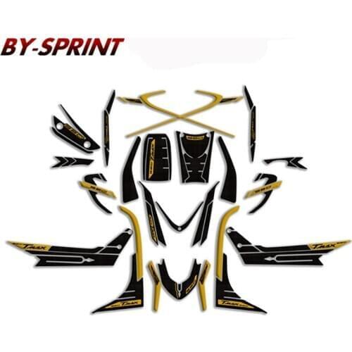 Motorcycle 3D Gel Fuel Tank Pad Fairing Stickers Whole Car Decal Sticker Fairing Kit For YAMAHA TMAX 560 Tech Max tmax560 2020
