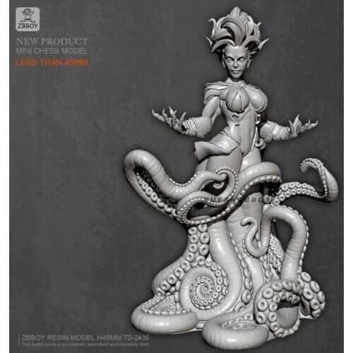 45mm Resin model kits figure self-assembled TD-2436