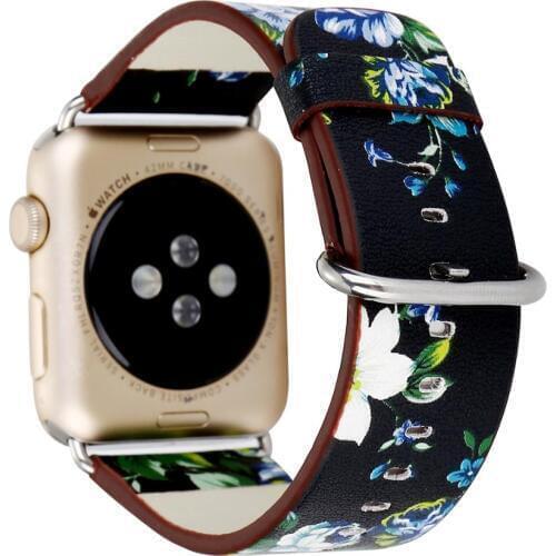 New Women Colorful Lovely Leather Bracelet Strap Watch Band for Apple Watch Series 3/2/1 Korea style watch band