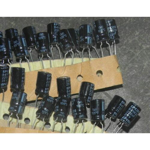 Original new 100% B41828 series 25v220uf aluminum electrolytic capacitor 8*11.5 (Inductor)