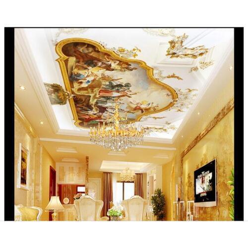 Custom photo wallpaper 3d murals garden of Eden European royal sitting room bedroom lobby ceiling zenith murals home decoration