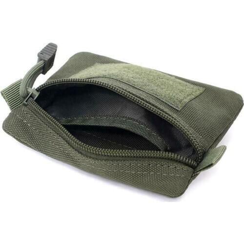 Outdoor EDC Pouch Wallet Sundries Storage Bag Waterproof Portable Travel Zipper Waist Bag For Camping Hiking
