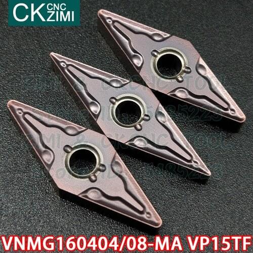 VNMG160404-MA VP15TF VNMG160408-MA VP15TF Carbide Inserts Turning Inserts Tools CNC metal lathe tools VNMG For stainless steel
