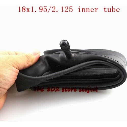 High quality 18x1.95 / 2.125 inner tube with a Straight Valve fits for Electric scooter childrens bicycle folding bicycle