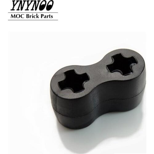 20Pcs/lot High-Tech Axle Connector Double Flexible (Rubber) MOC Building Blocks Bricks Assembles Particles Compatible with 45590