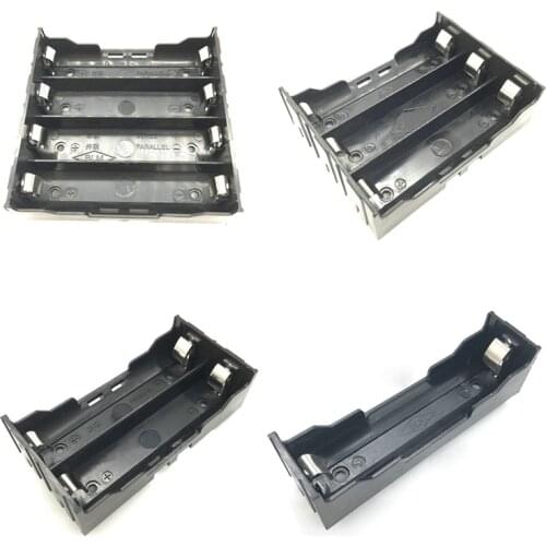 1Pcs/lot ABS 18650 Battery Holder 1-Slot 2-Slot 3-Slot 4-Slot 18650 Battery Storage Box Case With PC Pins