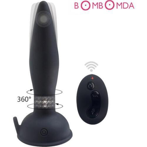 Anal Sex Toys For Men Anal Vibrator Rotation Beads Male Prostate Massage Masturbator Butt Plug Silicone Sex Vibrator Erotic Toys