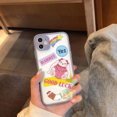 Case For iPhone 6 Shockproof Full Lens Protection Cover For iPhone 12 mini 11 Pro XS max 7 8 Plus X XR Cartoon pattern