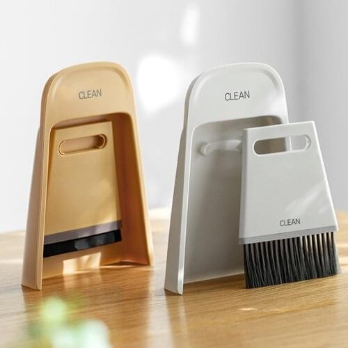 Bar Cleaning Brush Dustpan Set Wet dry multipurpose Broom Dustpan Desktop Coffee Grinder Cleaning Brush mini Cleaning Brush